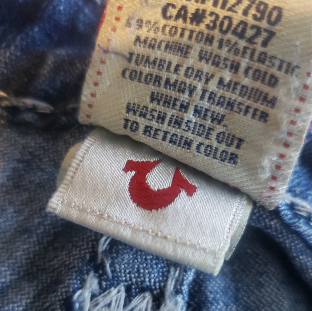 True Religion Joey T low rise jeans •y2k - Picture 6 of 10